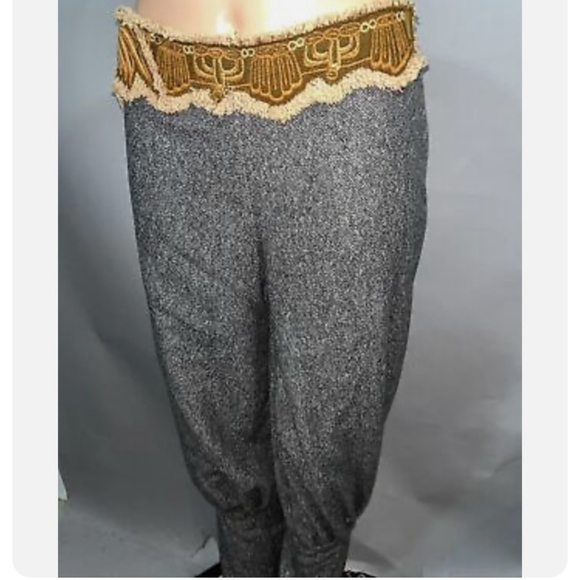 Grey wool harem pants aladdin pants Anuttara crafts - Picture 8 of 15